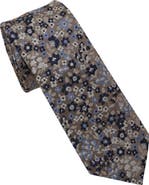 Ben Sherman Floral Jacquard Slim Tie