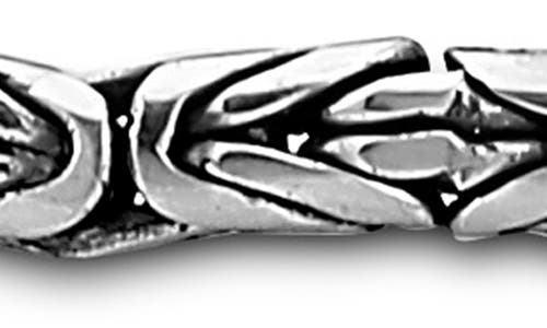 Samuel B. Sterling Silver Byzantine Bracelet In Silver