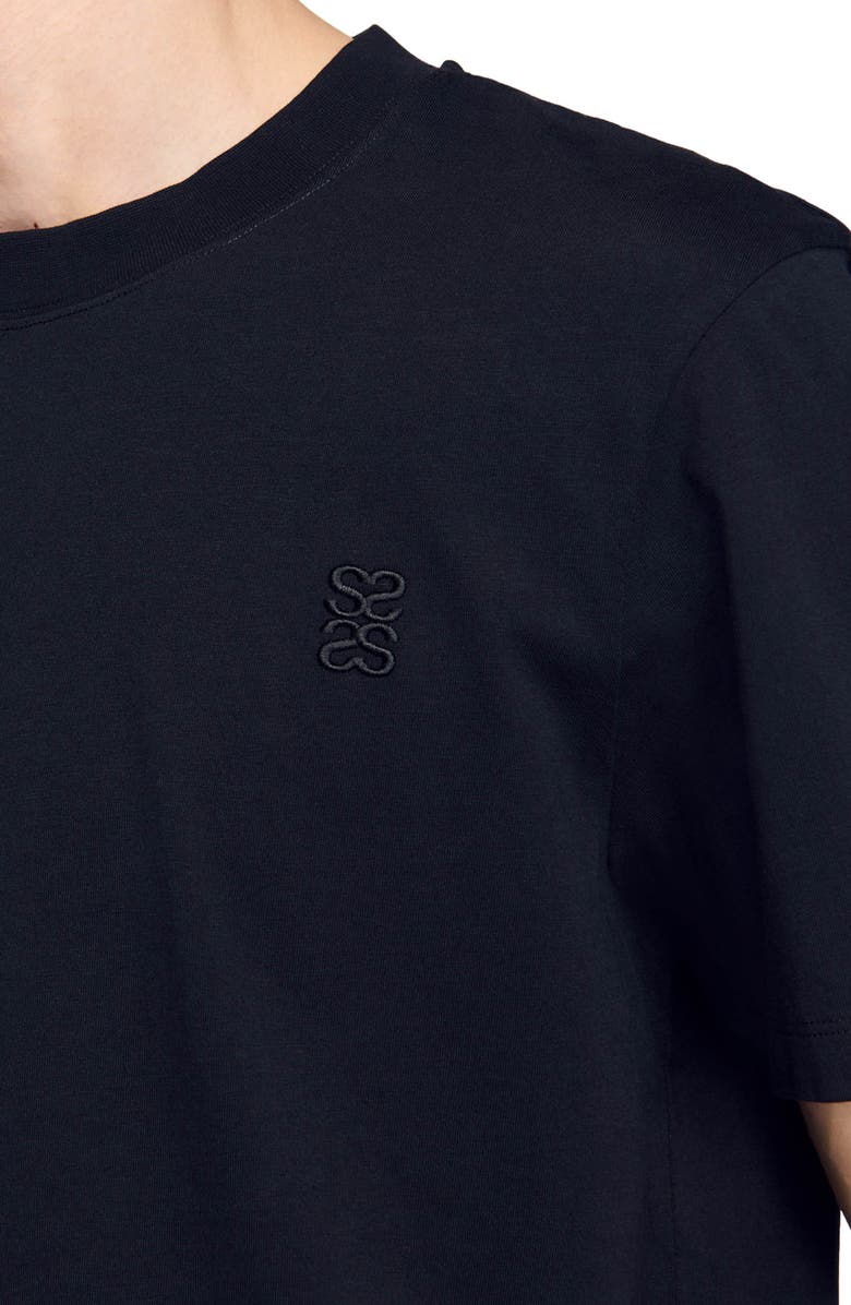 SANDRO Cotton T-shirt, Alternate, color, 