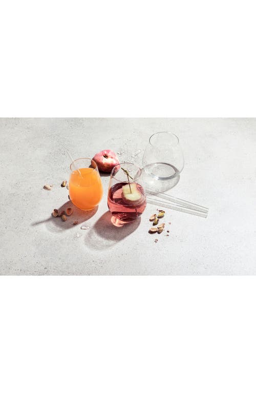 Fortessa Schott Zwiesel Forte Set Of 6 Stemless Wine Glasses In Clear