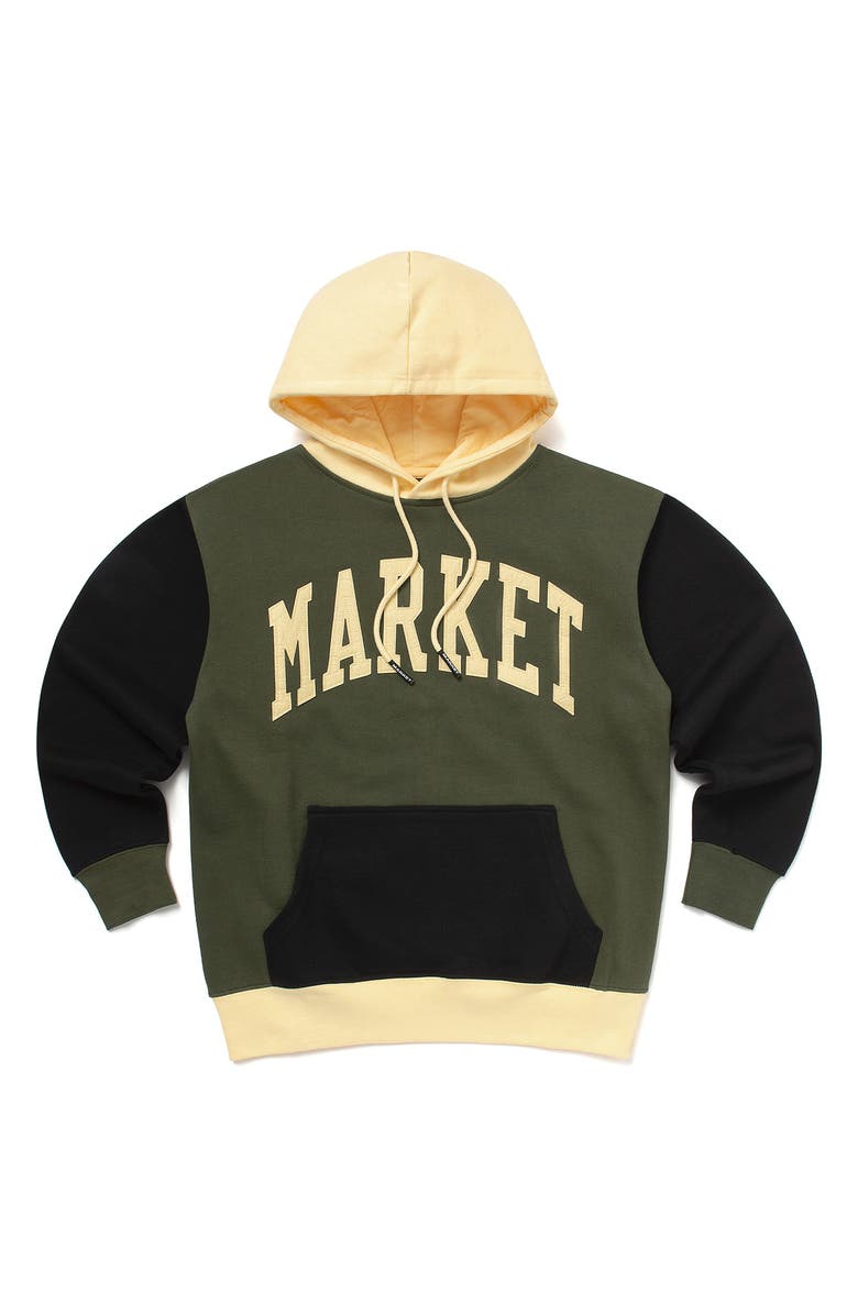 MARKET Men's Colorblock Hoodie, Main, color,