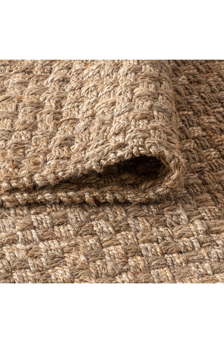 JONATHAN Y Estera Hand Woven Boucle Chunky Jute Area Rug, Alternate, color, Natural