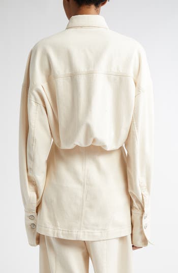 SPORTMAX●BIBLIOS ピュアコットン ロング丈 シャツジャケット SPORTMAX Biblios Oversize Cotton Shirt Jacket | Nordstrom