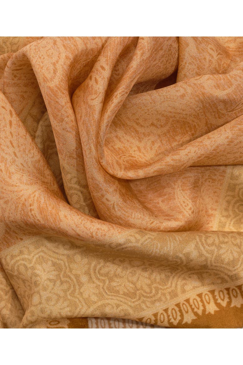 Paisley Small Square, Alternate, color, Pink Sienna