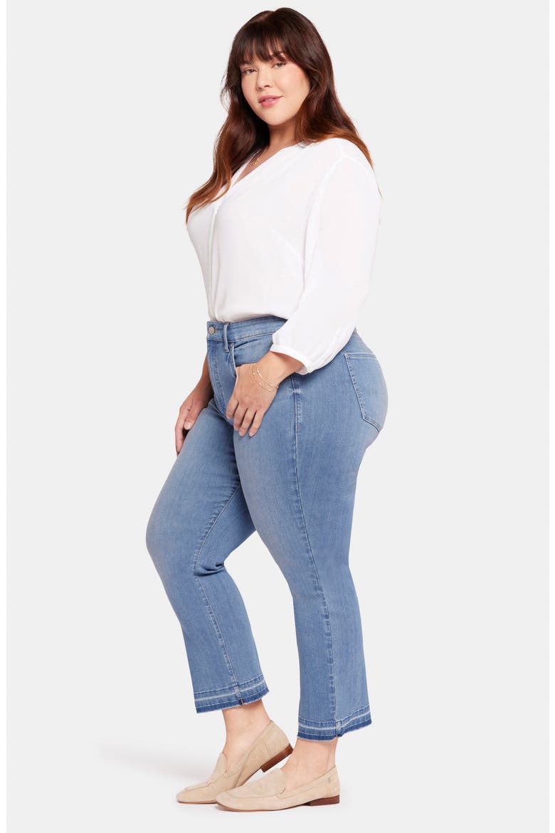 Marilyn High Waist Release Hem Ankle Straight Leg Jeans, Alternate, color, LOVESICK