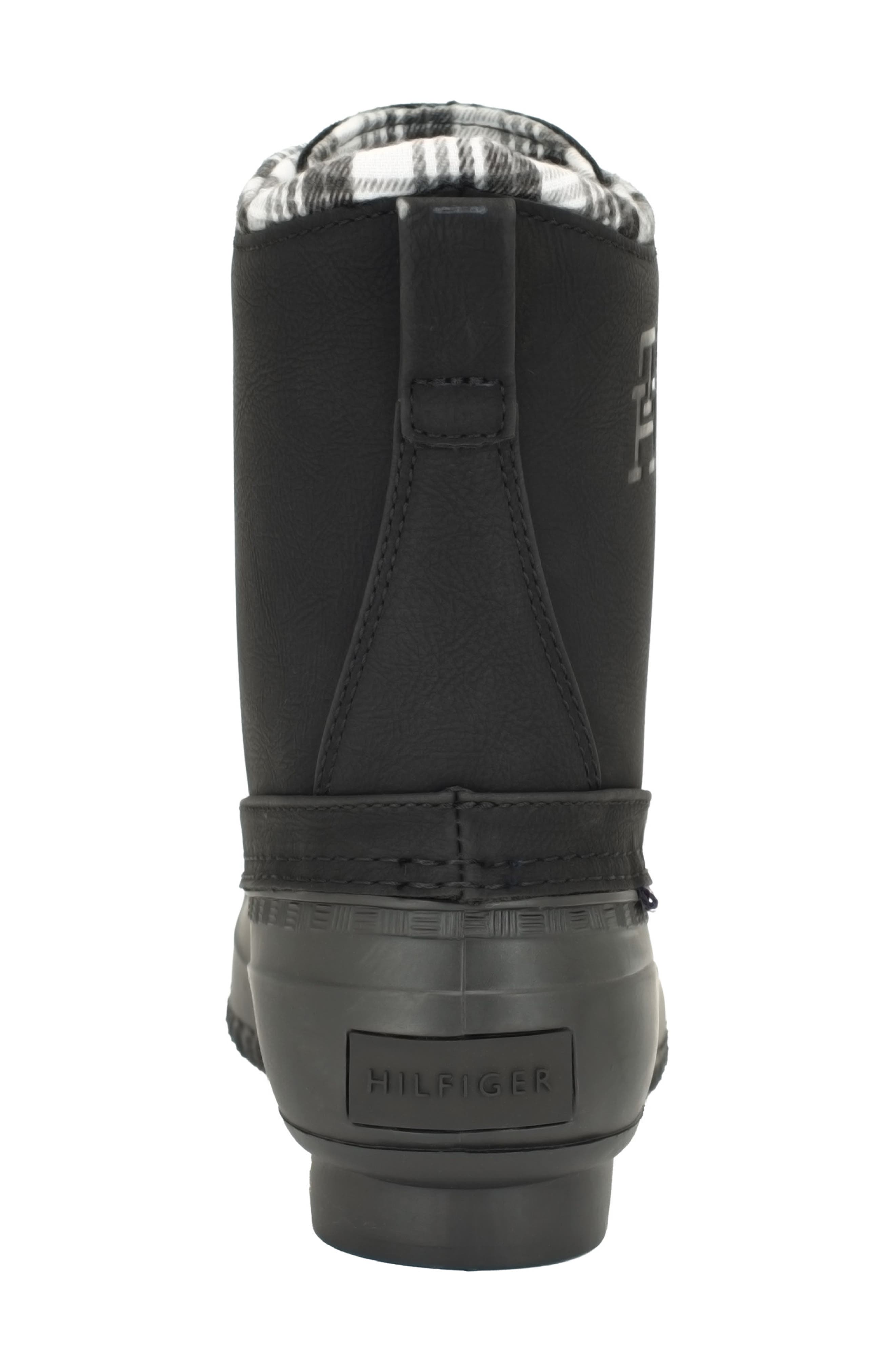 Rillina Duck Boot, Alternate, color, BLACK