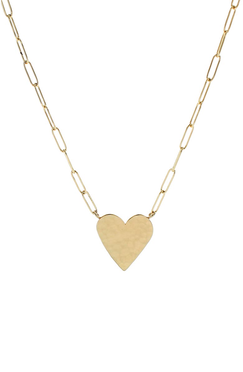 Panacea Heart Pendant Necklace, Main, color, 