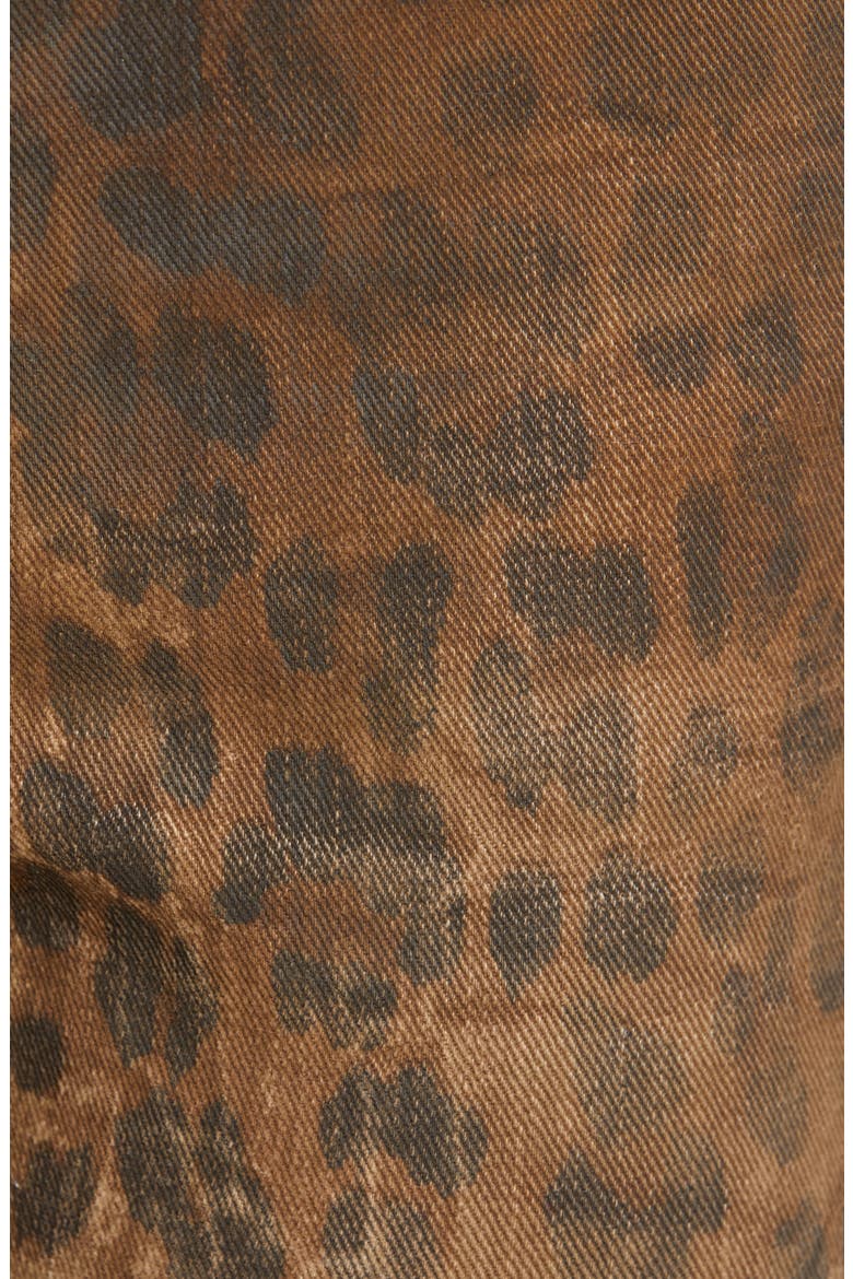 Leopard Print Distressed High Waist Skinny Jeans, Alternate, color, LEOPARD