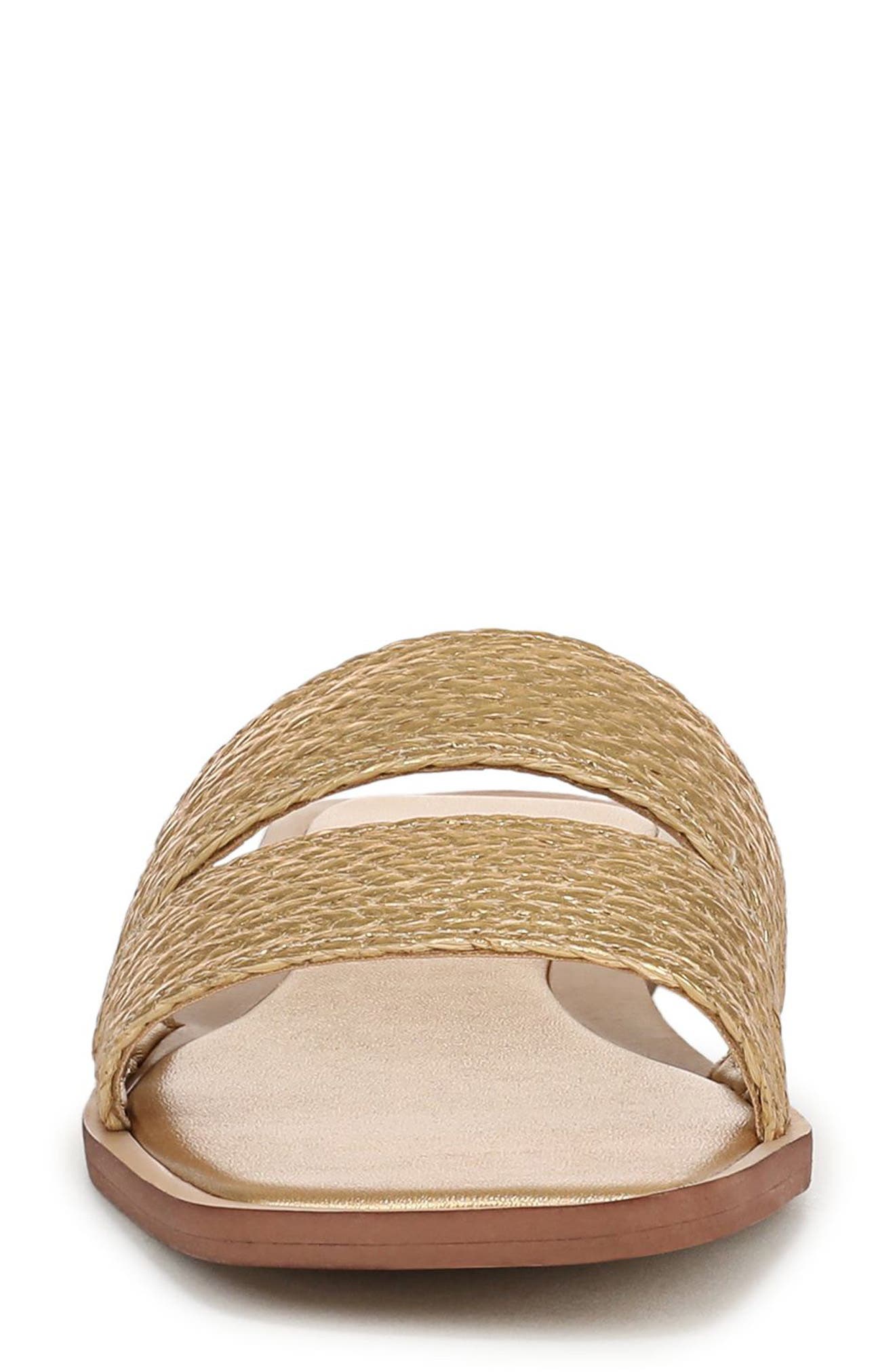 Emilana Slide Sandal, Alternate, color, OCRA GOLD