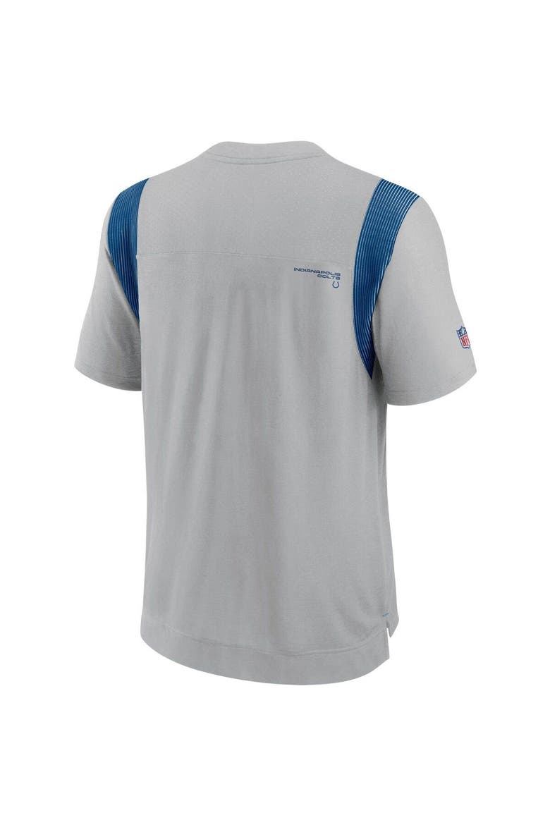 Men's Nike Gray Indianapolis Colts Sideline Player UV Performance T-Shirt, Alternate, color, Gray