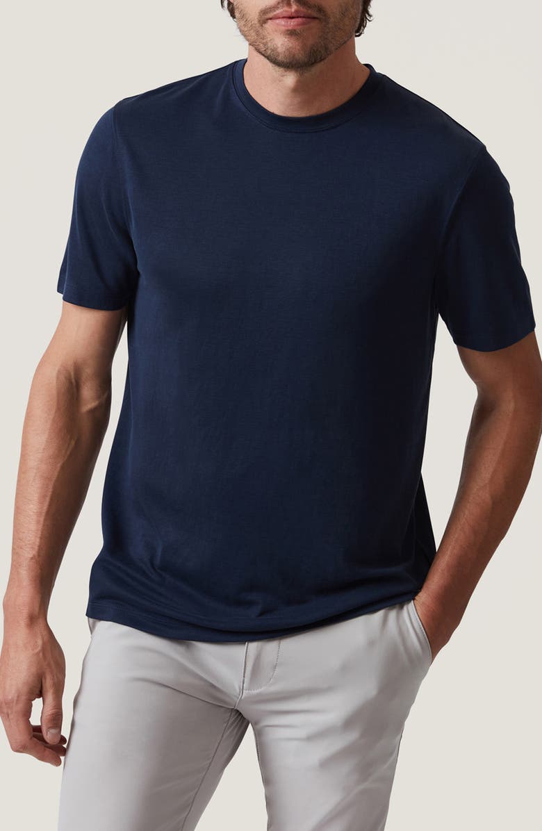 34 Heritage Modal Blend Piqué T-Shirt, Main, color, Indigo