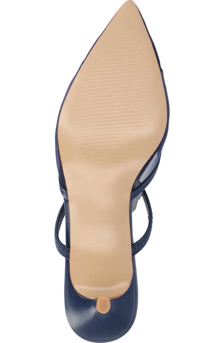 Journee Collection Allana Pointed Toe Pump, Alternate, color, Blue