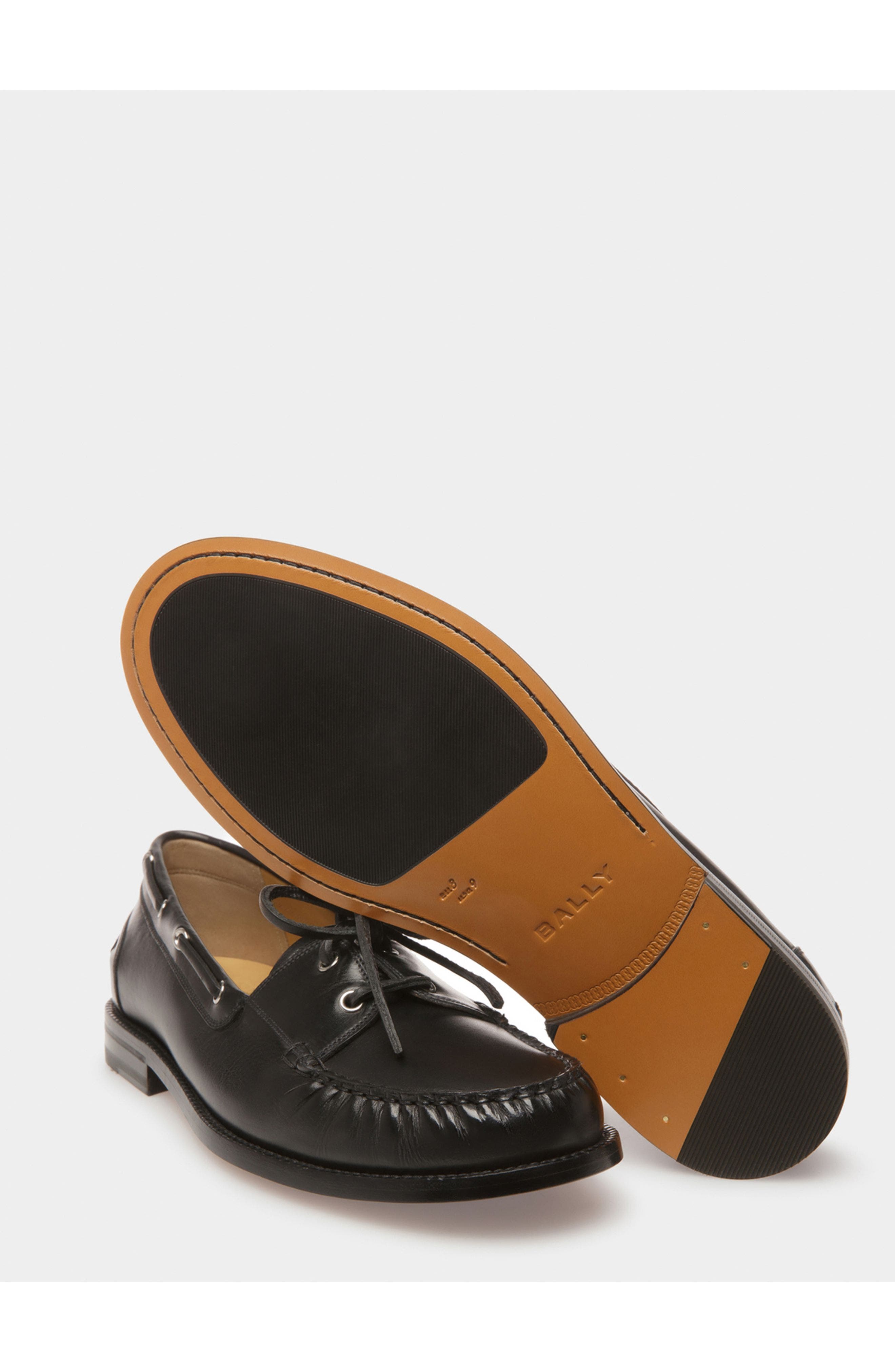 Bally Rome Mocassins, Alternate, color, Black