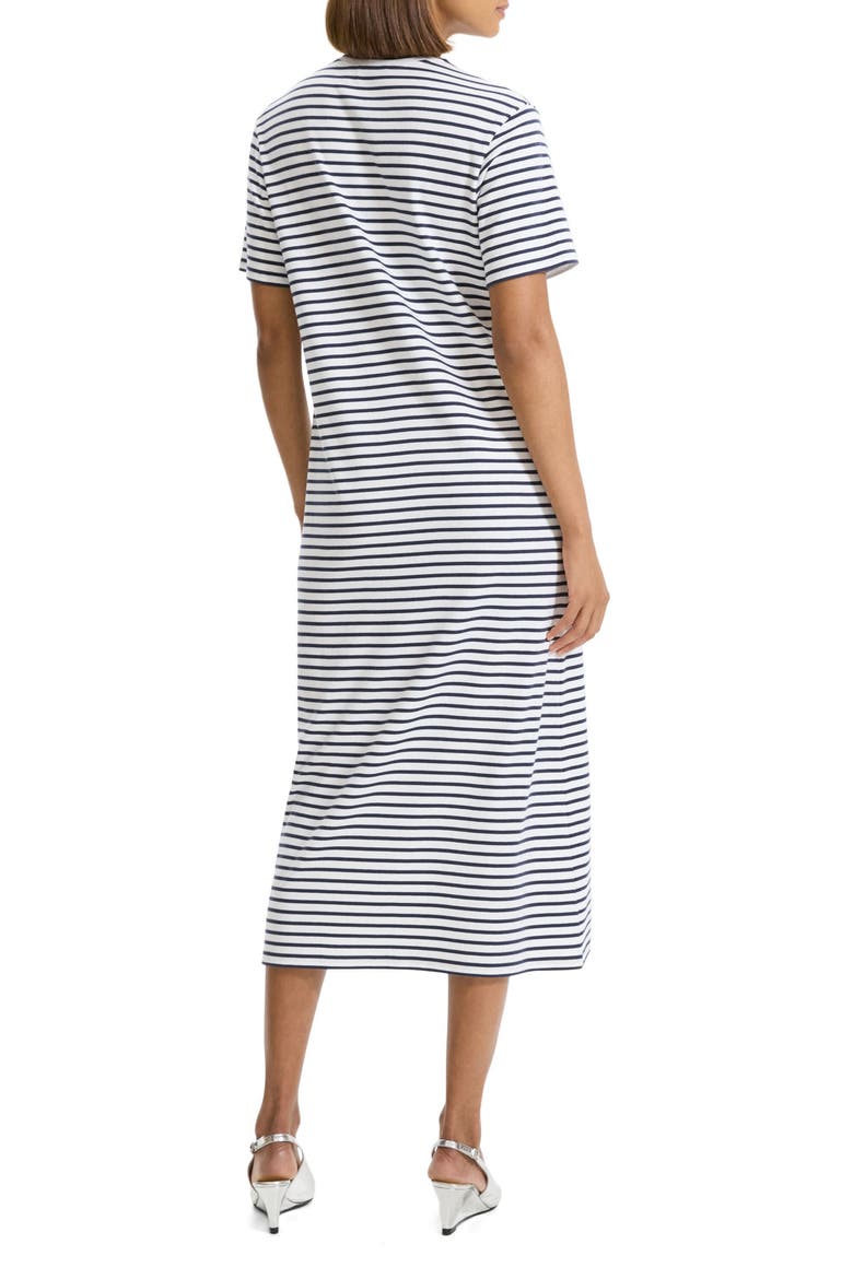 Clint Stripe Cotton T-Shirt Dress, Alternate, color, NAVY MULTI