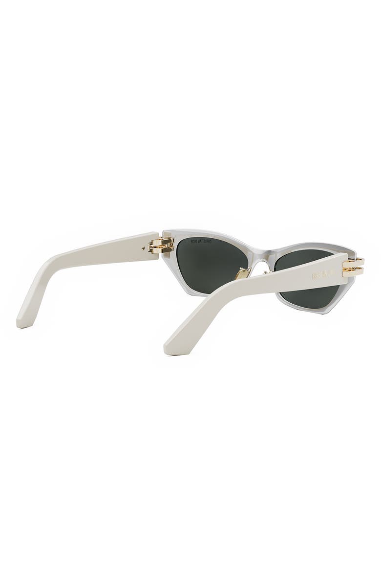 DIOR Cdior B3U 53mm Mirrored Butterfly Sunglasses, Alternate, color,