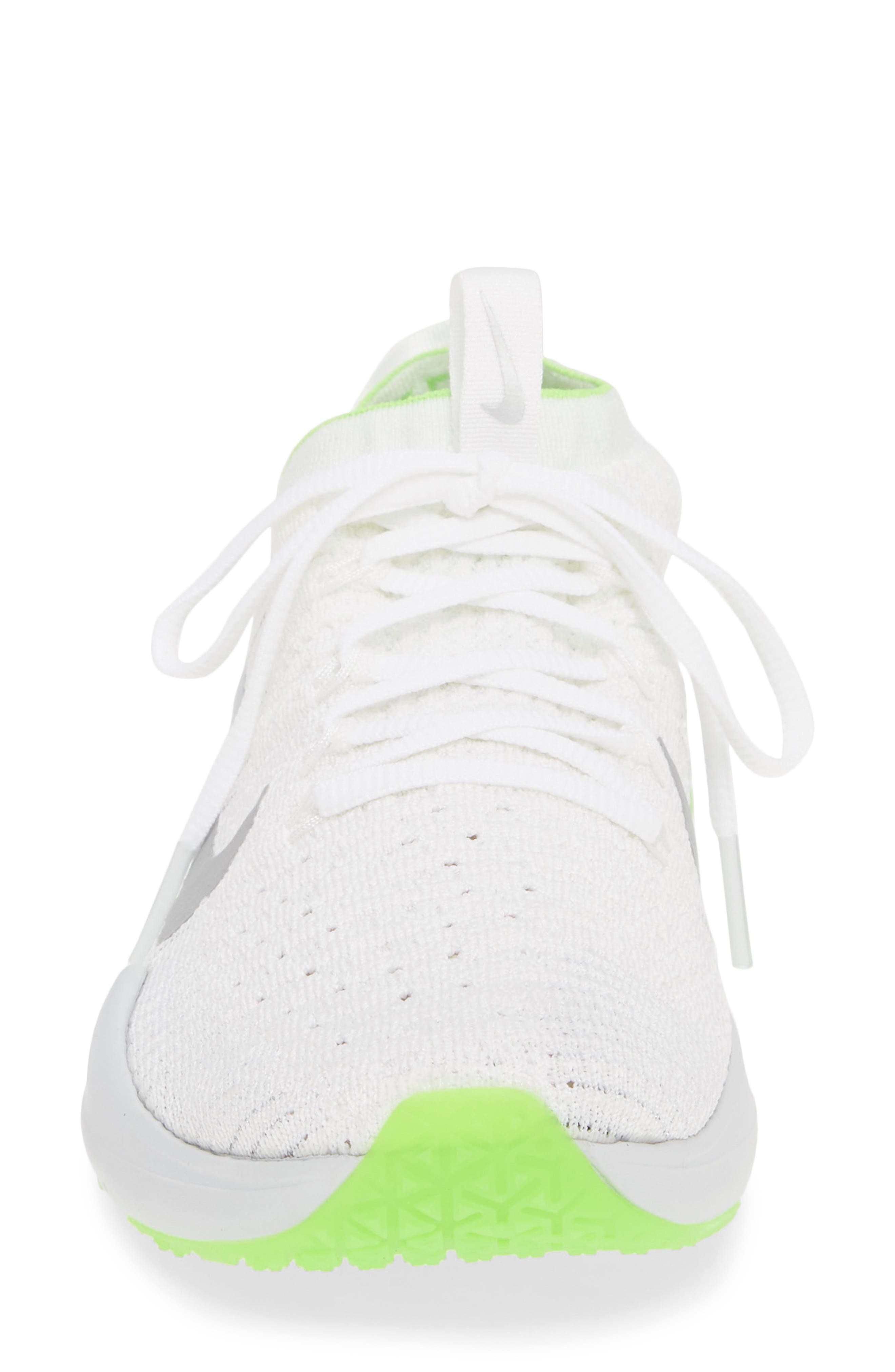Zoom Air Fearless Flyknit 2 AMP Training Shoe, Alternate, color, WHITE/ METALLIC SILVER
