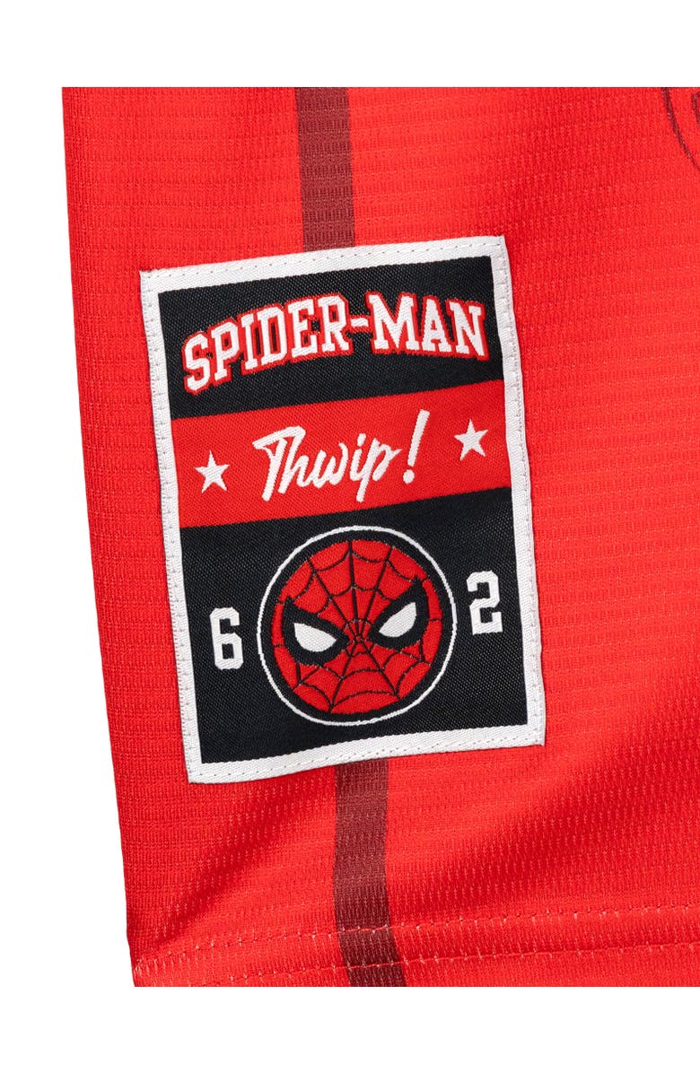 Marvel Spider-Man Men's Athletic Short Sleeve Tee, Alternate, color, Spider Man Dark Red
