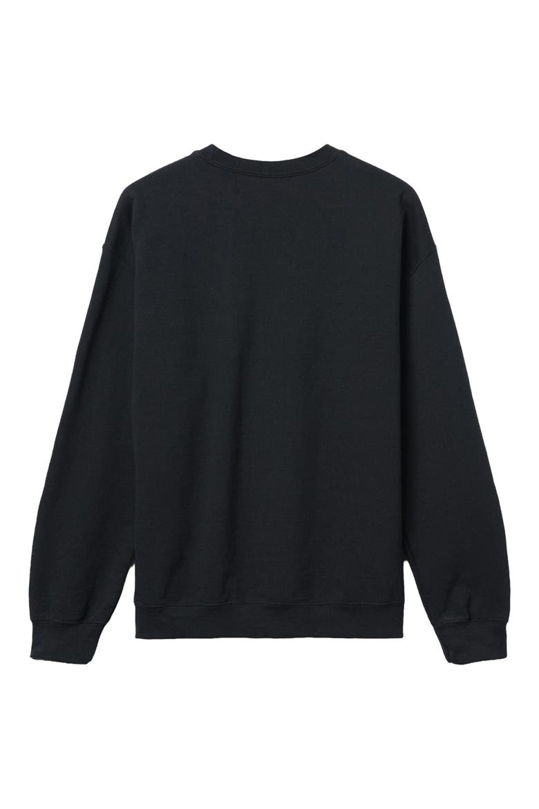 San Francisco 49ers Cotton Blend Crewneck Sweatshirt, Alternate, color, BLACK
