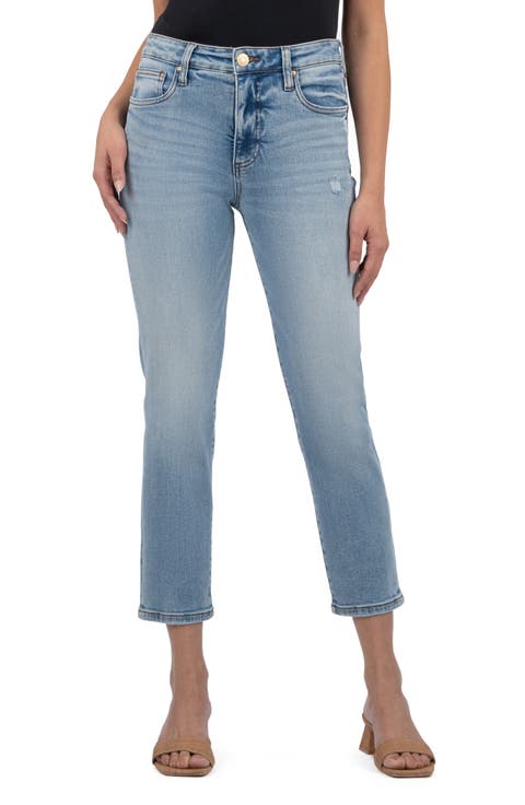 Rachael High Waist Crop Mom Jeans (Recognition)