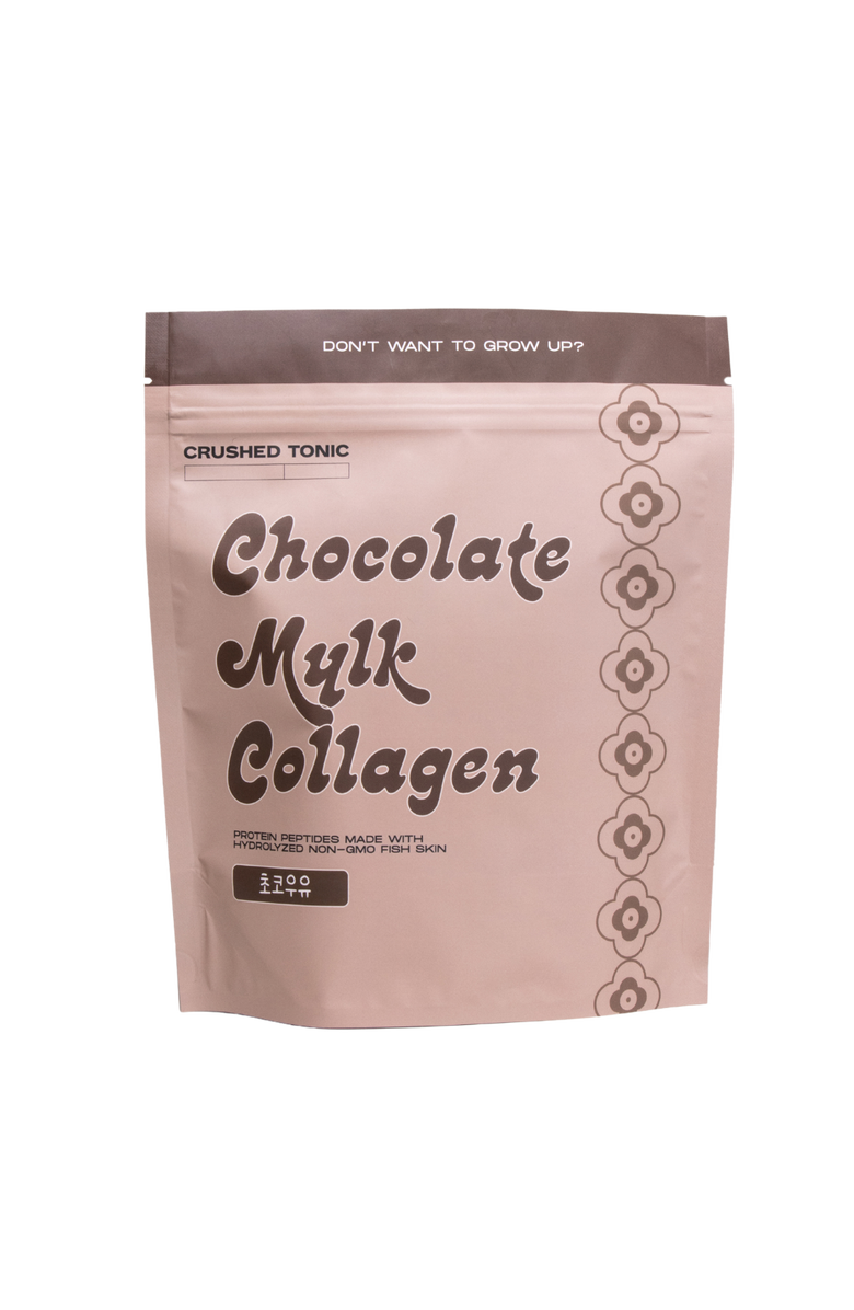 CRUSHED TONIC Chocolate Mylk Marine Collagen Supplement | LTD EDITION, Main, color, Light Beige / Nude