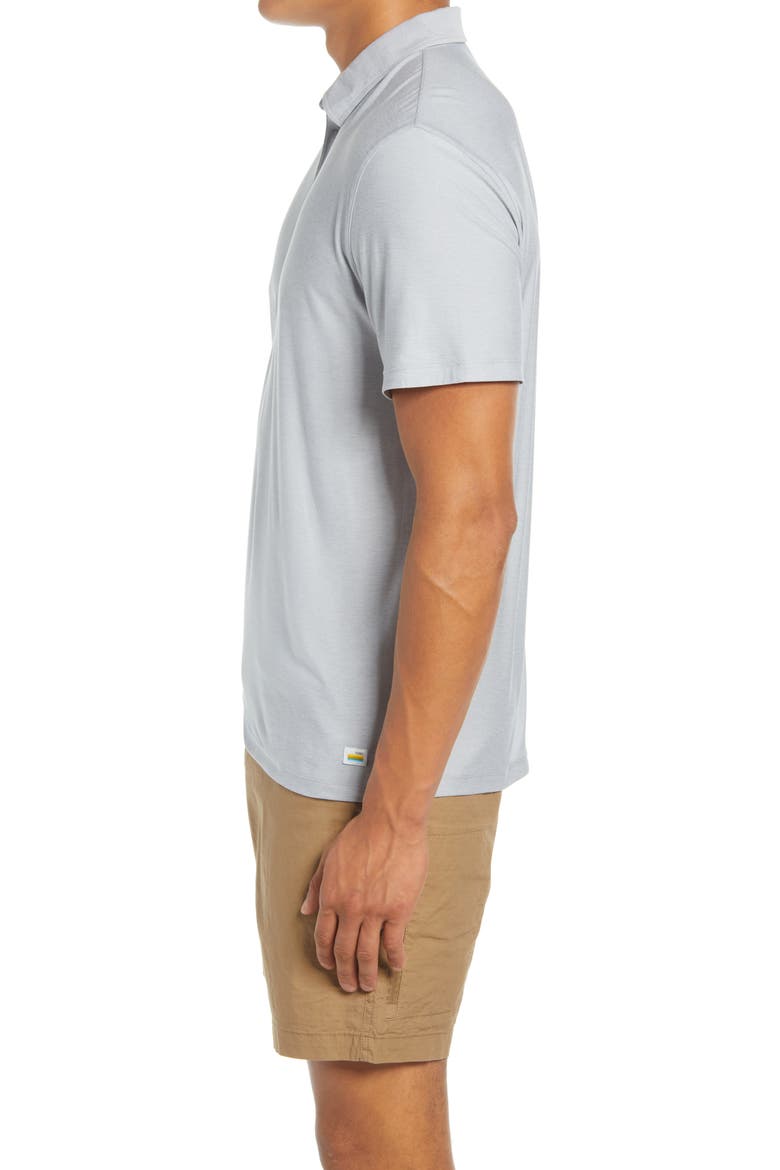Strato Tech Performance Polo, Alternate, color, PLATINUM HEATHER