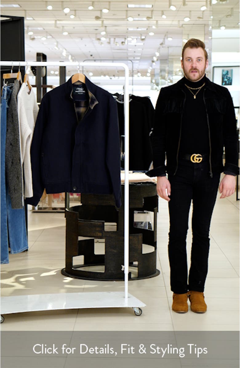 Dellwood Cotton Zip-Up Bomber Jacket, sales video thumbnail