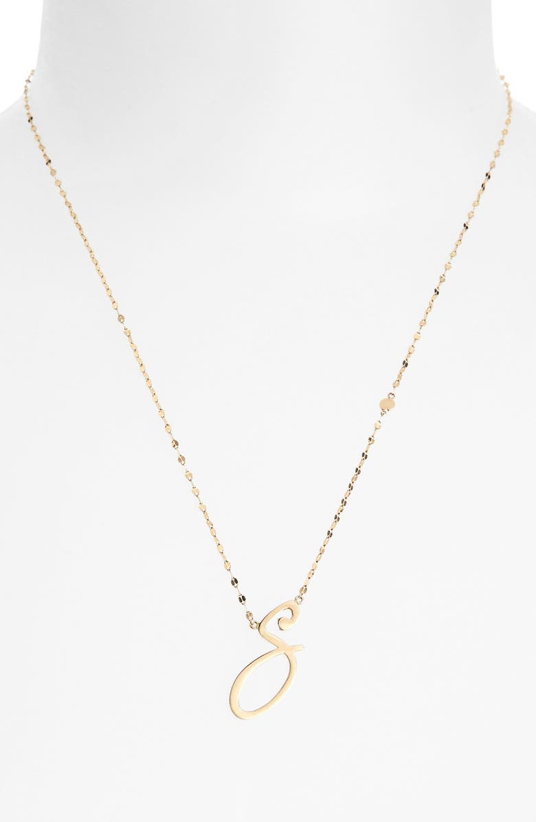 LANA Jewelry 'Spellbound' Initial Pendant Necklace, Alternate, color,