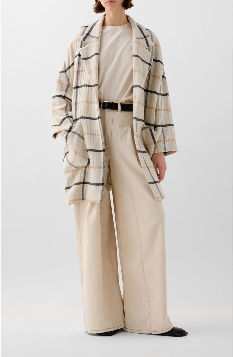 Scalpers Ava Coat, Alternate, color, Naturalcheck