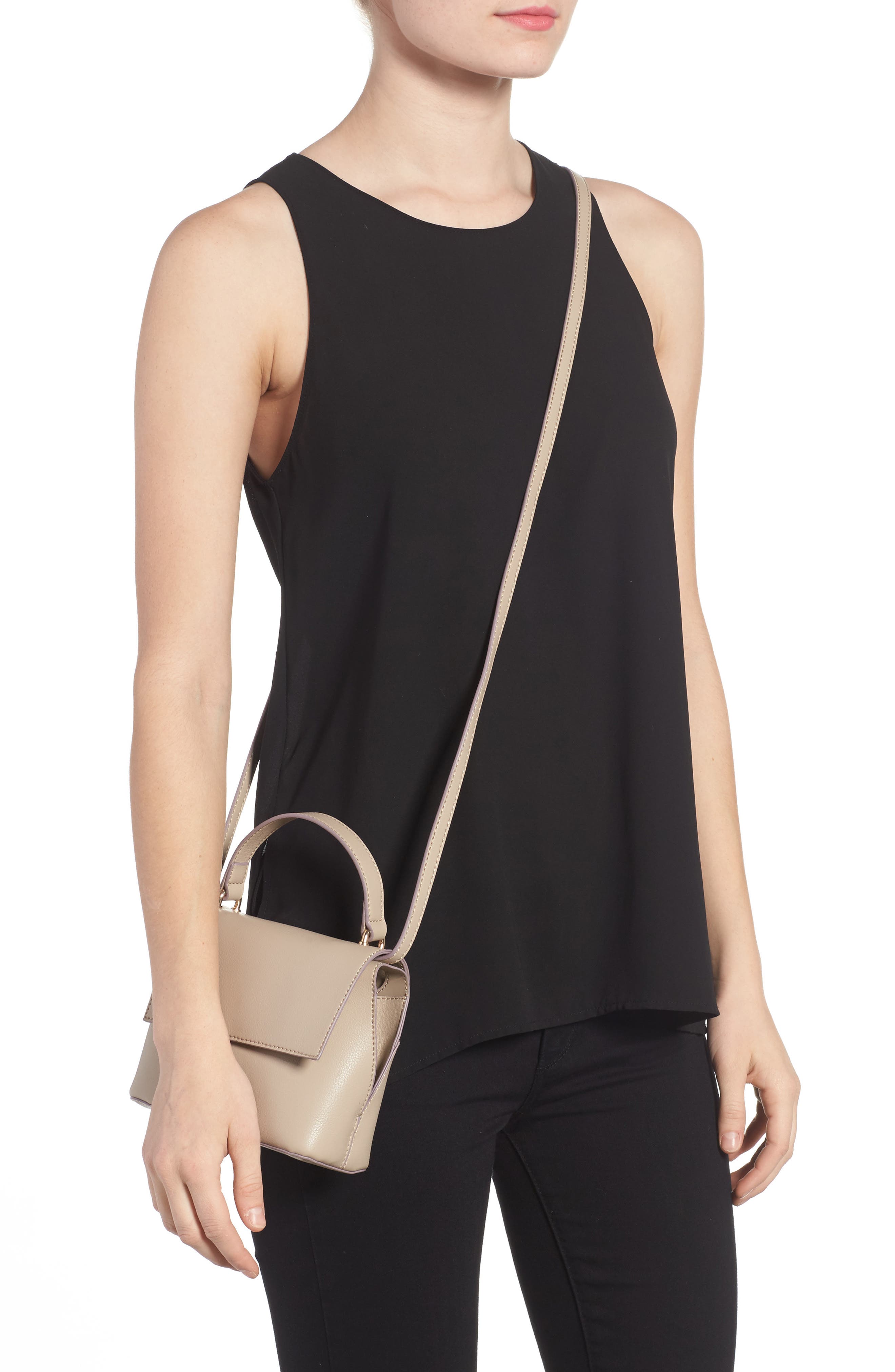 Sole Society Mini Chino Crossbody Bag, Alternate, color, 