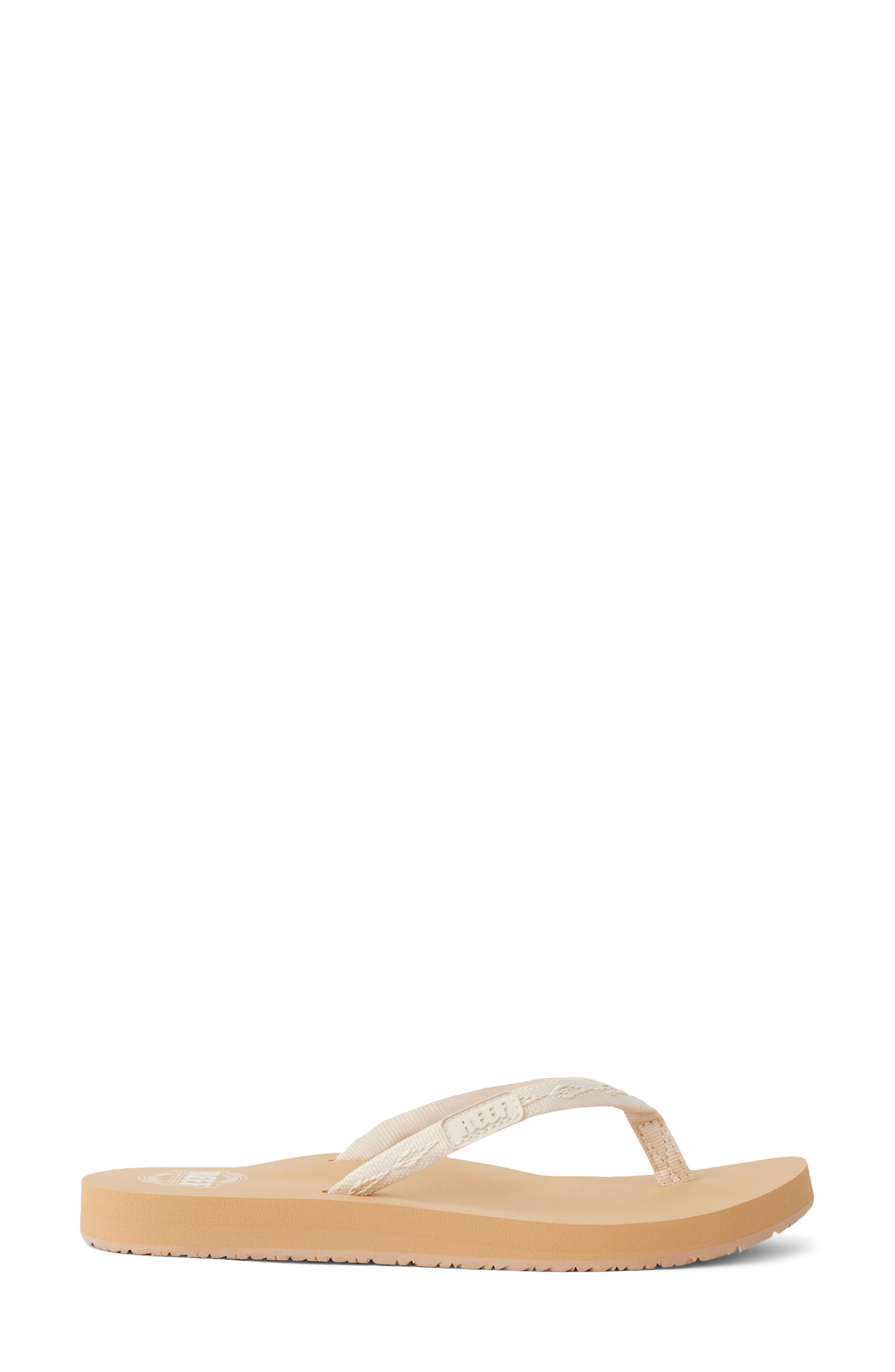 Reef Ginger Flip Flop, Alternate, color, Cream/ Tan
