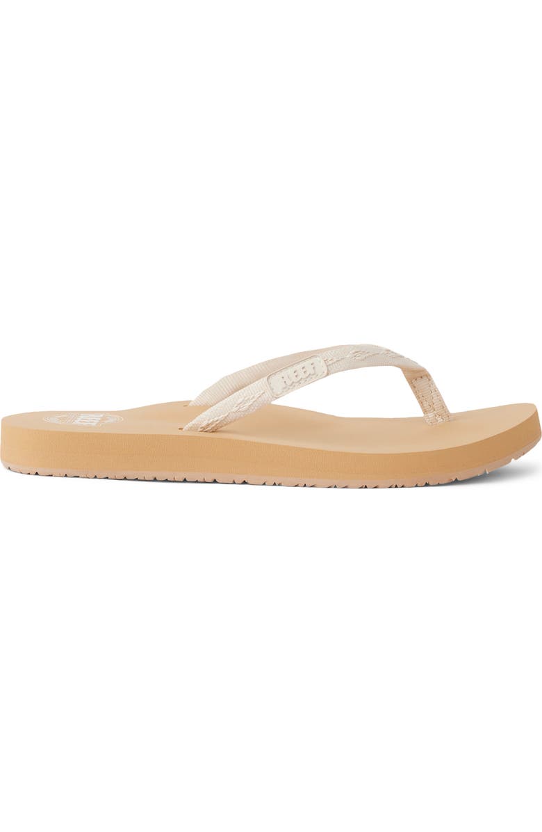 Reef Ginger Flip Flop, Alternate, color, Cream/ Tan