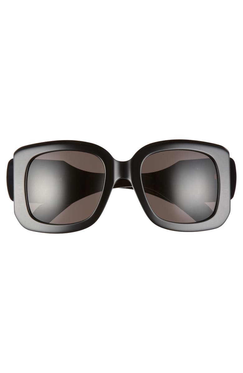Balenciaga Paris D-Frame 53mm Square Sunglasses, Alternate, color, 