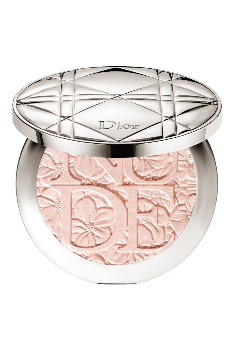 'Diorskin Nude Air - Glowing Gardens' Illuminating Powder, Main, color, 001 GLOWING PINK