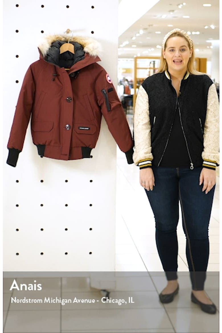 Chilliwack Fusion Fit 625 Fill Power Down Bomber Jacket with Genuine Coyote Fur Trim video