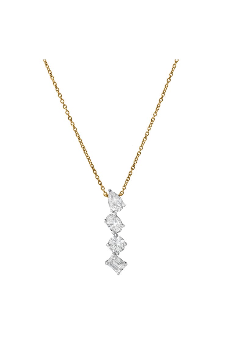 Nerisse 14K Gold Lab Grown Diamond Necklace - 1 Ct, Alternate, color, 14K Yellow Gold