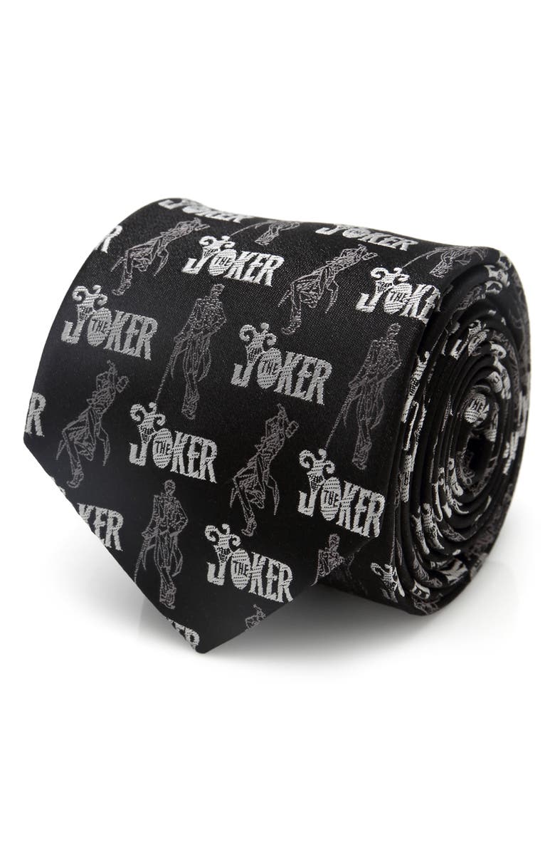 Cufflinks, Inc. Joker Pose Silk Tie, Alternate, color, 