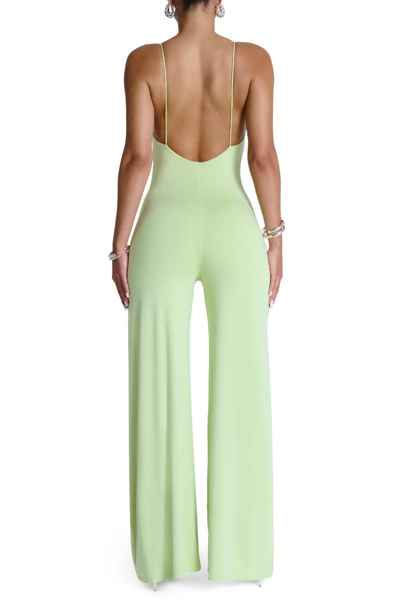 Naked Wardrobe Wide Leg Jumpsuit, Alternate, color, Pistachio