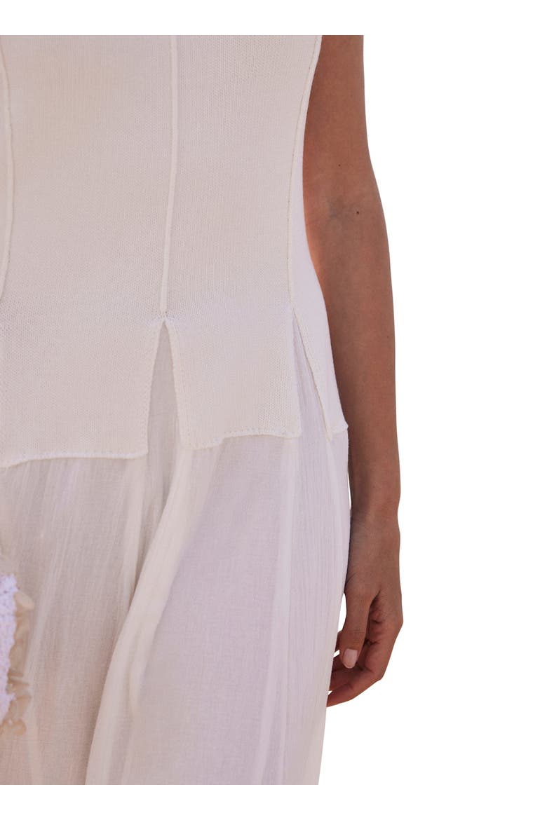 Cotton Drop Waist Maxi Dress, Alternate, color, Ivory