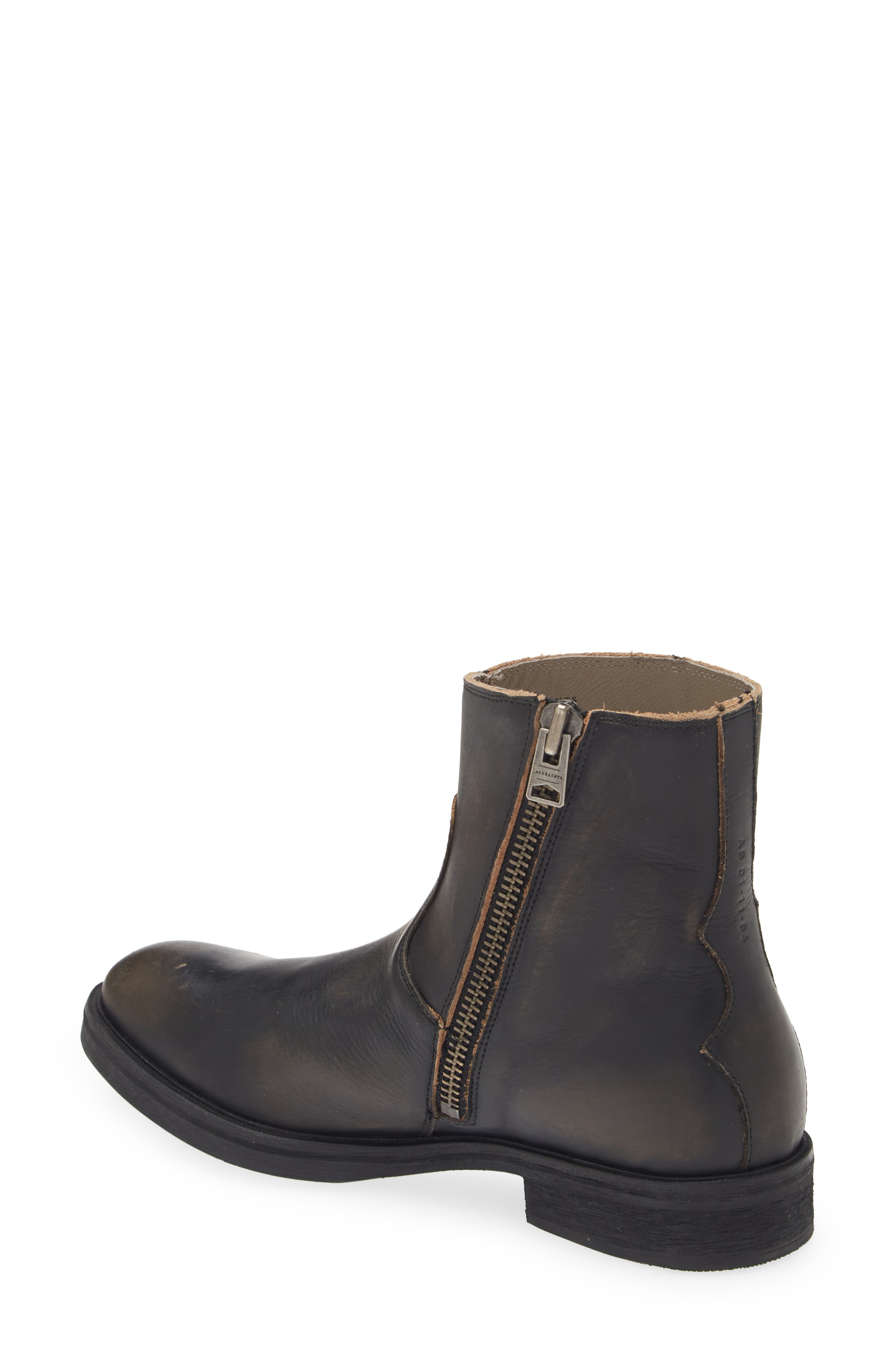 AllSaints Lang Zip Boot, Alternate, color, 