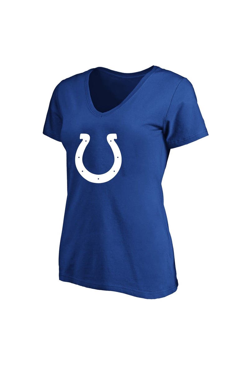 Women's Anthony Richardson Royal Indianapolis Colts Plus Size Fair Catch Name & Number V-Neck T-Shirt, Alternate, color, Royal