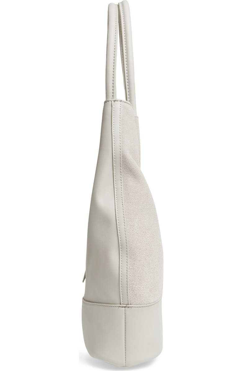 Sole Society Debdi Suede & Faux Leather Tote, Alternate, color,