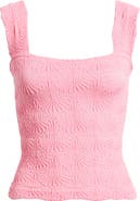 Free People Love Letter Floral Knit Camisole