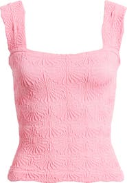 Free People Love Letter Floral Knit Camisole