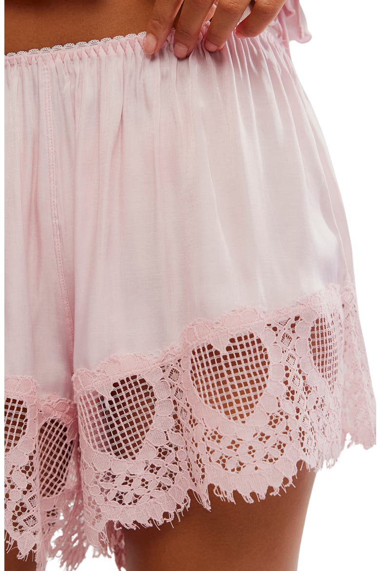 Intimately FP Sweet Love Boxer Shorts, Alternate, color, PINK RIBBONS