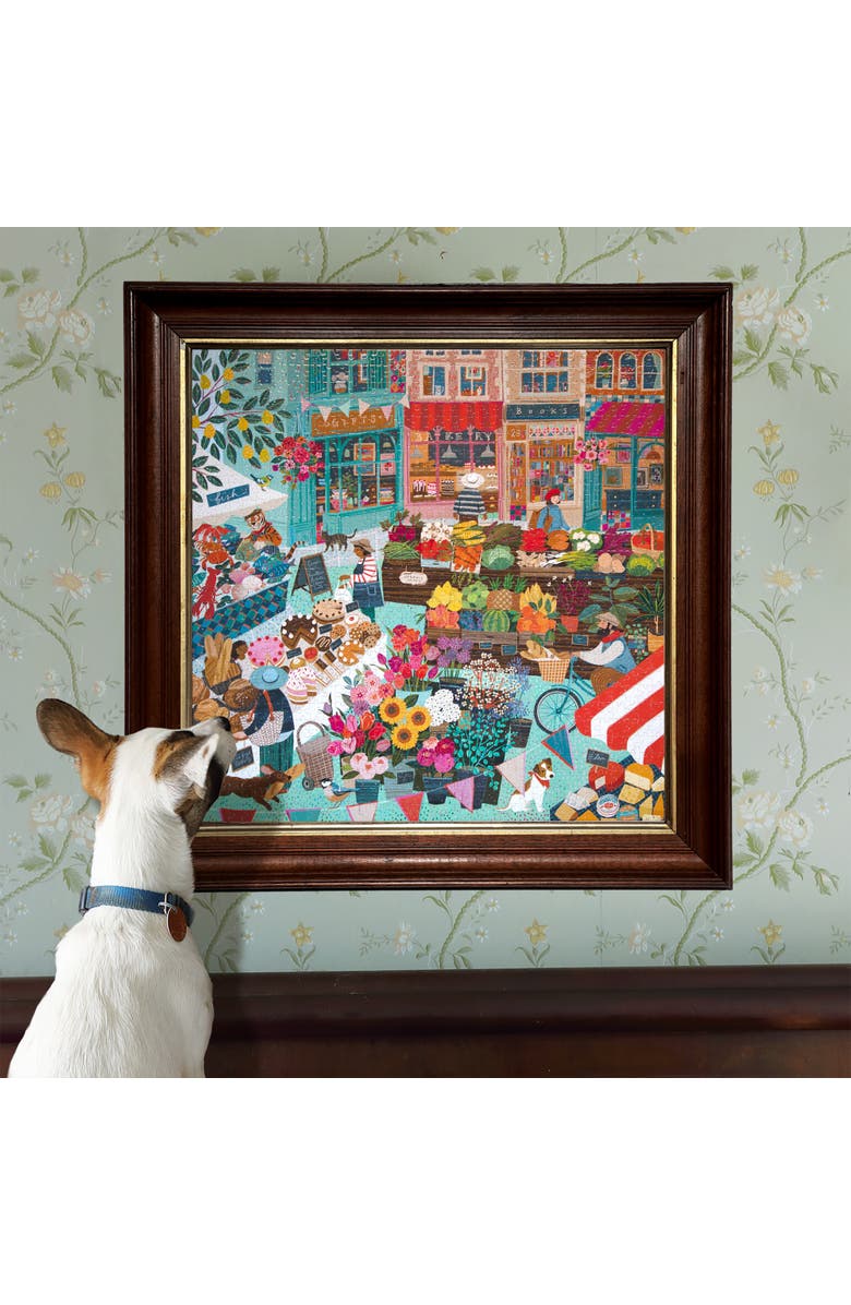 ZZDNU eeBoo Piece & Love eeBoo Piece & Love English Green Market Puzzle, 1000 Pieces, Alternate, color, 
