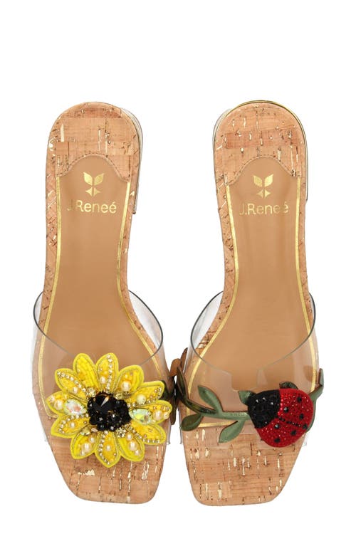 J. RENEÉ J. RENEÉ GIRASOL MISMATCHED SANDALS