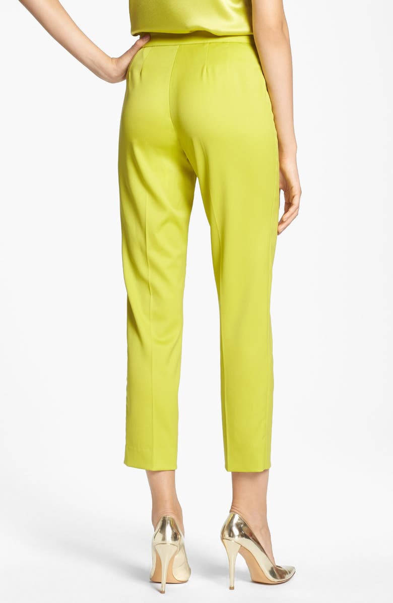 St. John Collection 'Emma' Venetian Wool Crop Pants, Alternate, color,