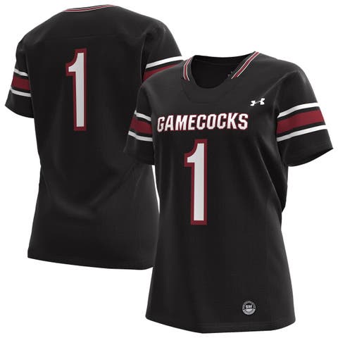 Women's Under Armour  Black South Carolina Gamecocks Replica Football Jersey