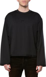 PURPLE BRAND Oversized Long Sleeve T-Shirt