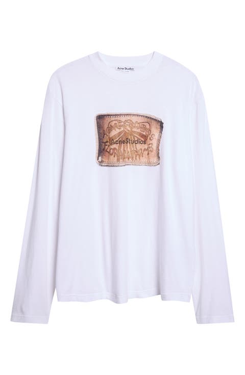 Edden Bow Logo Cotton Long Sleeve T-Shirt
